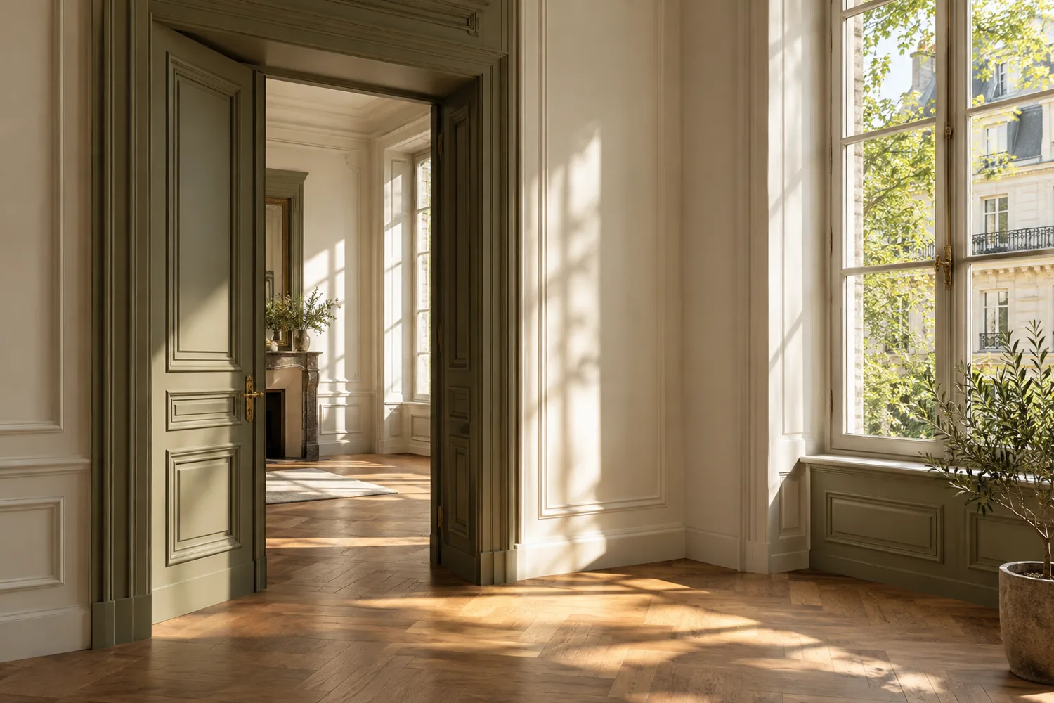 Architektur und Wohnatmosphäre – KI-generiertes Stimmungsbild